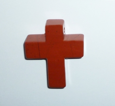 Jaspis rot-Kreuz geb. 3