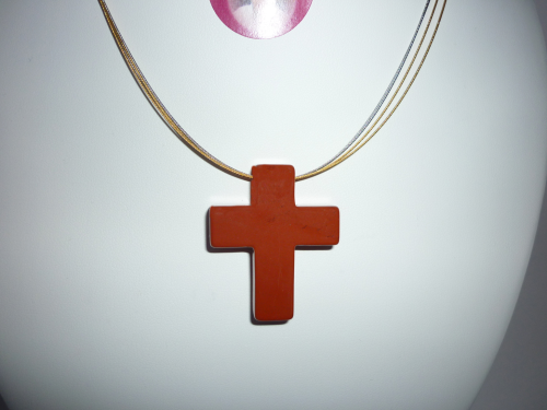 Jaspis rot-Kreuz geb. 2 am Bicolor-Reif
