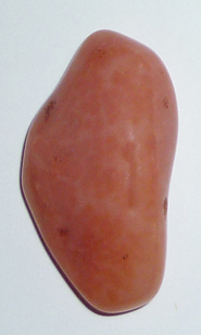 Achat rosa Aprikosen TS 3 ca. 2,0 cm breit x 3,7 cm hoch x 1,2 cm dick (11,8 gr.)