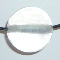 Bergkristall Kugel gebohrt, ø 2,0 cm mit Lederband