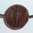 Dolomit gebändert-Kugel geb., ø 1,8 cm mit Lederband
