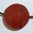 Jaspis rot Kugel gebohrt, ø 1,8 cm mit Lederband