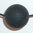 Obsidian schwarz Kugel gebohrt, ø 2,0 cm mit Lederband