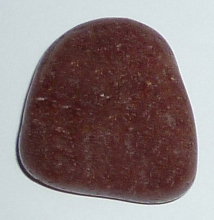 Aventurin rot gebohrt Himbeerquarz TS 1 ca. 2,5 cm breit x 2,5 cm hoch x 1,2 cm dick (12,3 gr.)
