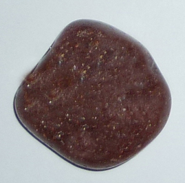 Aventurin rot gebohrt Himbeerquarz TS 3 ca. 3,1 cm breit x 3,0 cm hoch x 1,2 cm dick (17,0 gr.)