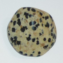 Dalmatiner Stein TS 2 ca. 2,3 cm breit x 2,1 cm hoch x 1,0 cm dick (6,0 gr.)