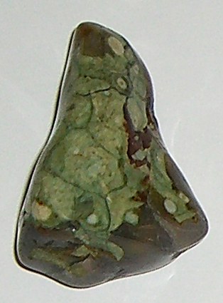 Regenwaldstein TS 09 ca. 2,4 cm breit x 3,5 cm hoch x 1,7 cm dick (15,6 gr.)