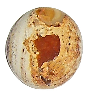 Feueropal-gewoehnlich 1 ca. 1,4 cm breit x 1,5 cm hoch x 0,5 cm dick (1,3 gr.)