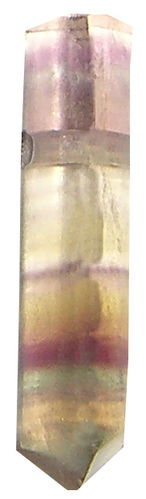 Fluorit violett geb.-Staebe Nr. 4 ca. 1,0 cm breit x 4,0 cm hoch x 1,2 cm dick (9,7 gr.)
