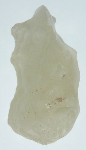 Libysches Wuestenglas geb. TS 2 ca. 2,3 cm breit x 4,6 cm hoch x 2,1 cm dick (13,9 gr.)