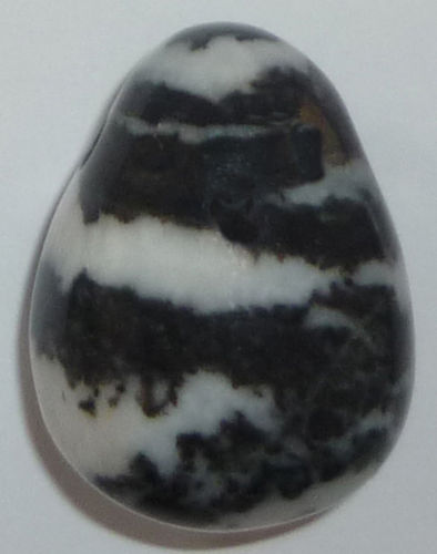 Zebra-Marmor TS geb. 5 ca. 2,0 cm breit x 2,6 cm hoch x 1,5 cm dick (12,5 gr.)