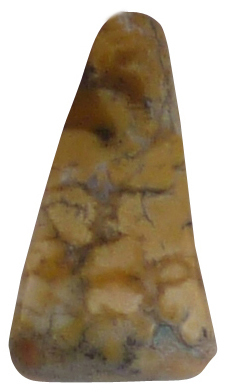 Moosopal TS geb. 1 ca. 1,7 cm breit x 3,2 cm hoch x 1,0 cm dick (6,7 gr.)