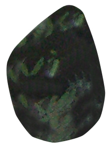 Porphyrit Epidot geb. TS 03 ca. 1,9 cm breit x 2,6 cm hoch x 1,6 cm dick (10,2 gr.)
