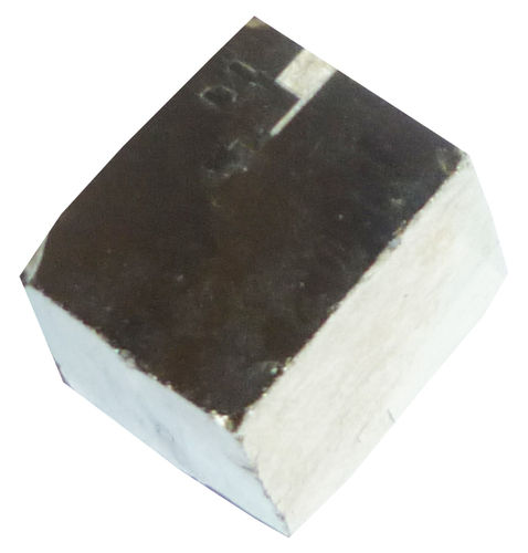 Pyrit Wuerfel 07 ca. 1,4 cm breit x 1,7 cm hoch x 1,4 cm dick (16,1 gr.)