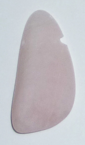 Petalit rosa geb. TS 3 ca. 2,0 cm breit x 4,0 cm hoch x 1,1 cm dick (8,9 gr.)