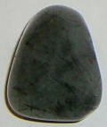 Aktinolith gebohrt TS 3 ca. 1,8 cm breit x 2,6 cm hoch x 1,7 cm dick (10,6 gr.)