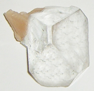 Apophyllit farblos groß 1 ca. 3,3 cm breit x 3,0 cm hoch x 2,7 cm dick (15,4 gr.)