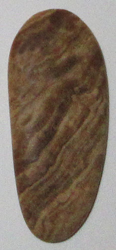 Aragonit Calcit Scheiben gebaendert 4 ca. 1,4 cm breit x 3,2 cm hoch x 0,3 cm dick (2,4 gr.)
