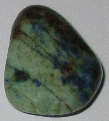 Azurit Malachit TS 2 ca. 1,9 cm breit x 2,6 cm hoch x 1,0 cm dick (6,5 gr.)