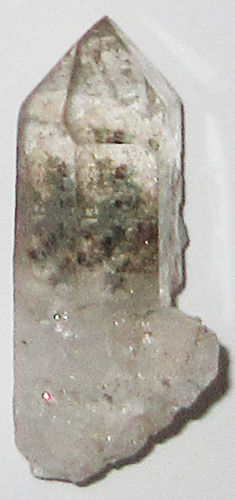 Bergkristall Spitzen klein Natur 08 ca. 1,5 cm breit x 3,7 cm hoch x 1,2 cm dick (8,4 gr.)