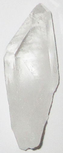 Bergkristall Spitzen klein Natur 16 ca. 1,7 cm breit x 4,4 cm hoch x 1,1 cm dick (10,5 gr.)