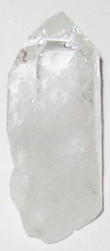 Bergkristall Spitzen klein Natur 22 ca. 1,7 cm breit x 4,0 cm hoch x 1,3 cm dick (12,3 gr.)