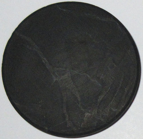 Schungit Scheiben groß 1 ca. 5,0 cm Durchmesser x 0,6 cm dick (27,4 gr.)