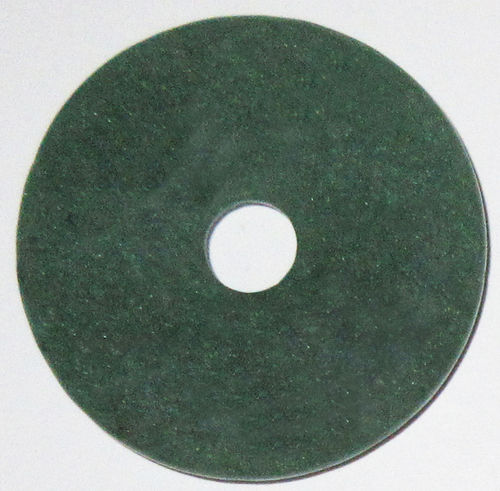 Aventurin gruen hell Donut 2 ca. 4,0 cm Durchmesser x 0,5 cm dick x 0,7 cm Lochdurchmesser (12