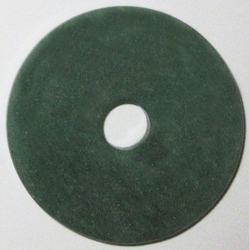 Aventurin gruen hell Donut 5 ca. 4,0 cm Durchmesser x 0,5 cm dick x 0,7 cm Lochdurchmesser (15
