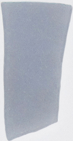 Chalcedon blau Natur 1 ca. 1,4 cm breit x 2,9 cm hoch x 0,4 cm dick (2,1 gr.)