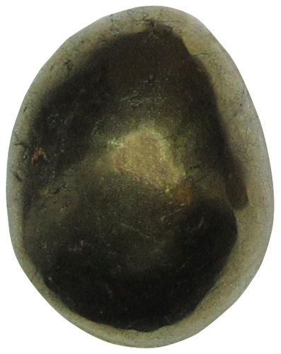 Chalkopyrit TS 3 ca. 2,6 cm breit x 3,3 cm hoch x 2,2 cm dick (38,6 gr.)