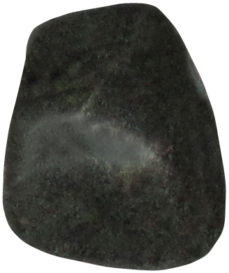 Chalkopyrit Nephrit gebohrt TS 2 ca. 2,1 cm breit x 2,5 cm hoch x 1,2 cm dick (9,9 gr.)