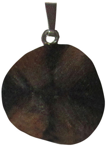 Chiastolith Anhaenger 2 ca. 2,0 cm breit x 2,1 cm hoch x 0,5 cm dick (4,9 gr.)