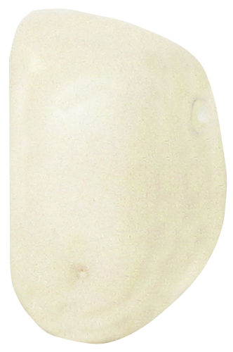 Dolomit beige gebohrt TS 3 ca. 1,7 cm breit x 2,9 cm hoch x 1,4 cm dick (11,4 gr.)