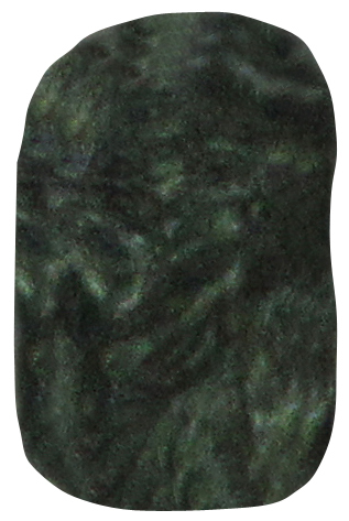 Seraphinit TS 4 ca. 1,8 cm breit x 2,7 cm hoch x 1,3 cm dick (12,2 gr.)