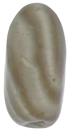 Flint Feuerstein gebohrt TS 1 ca. 1,3 cm breit x 2,7 cm hoch x 1,4 cm dick (7,7 gr.)