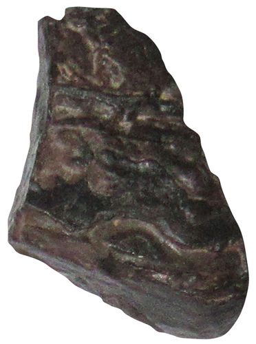 Goethit Knolle gebohrt 2 ca. 2,1 cm breit x 3,7 cm hoch x 1,4 cm dick (15,7 gr.)