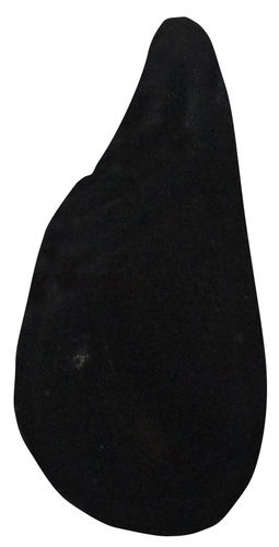 Jadeit schwarz TS 2 ca. 1,4 cm breit x 2,8 cm hoch x 0,8 cm dick (5,4 gr.)