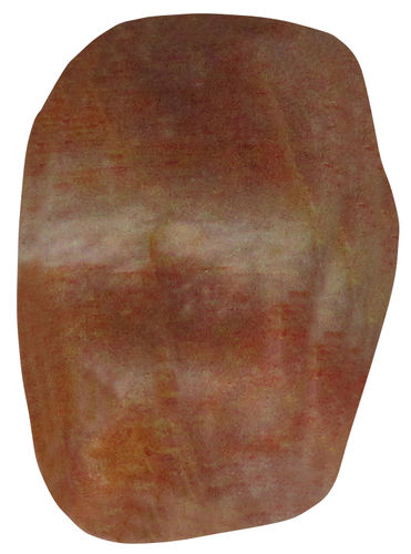 Mondstein roetlich TS 5 ca. 2,2 cm breit x 3,0 cm hoch x 1,2 cm dick (12,5 gr.)