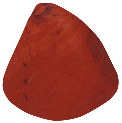 Jaspis rot TS 7 ca. 3,4 cm breit x 3,6 cm hoch x 2,7 cm dick (36,9 gr.)