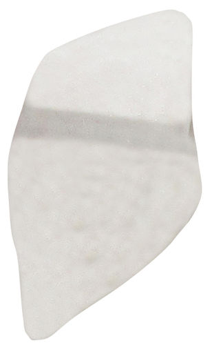 Ulexit gebohrt TS 1 ca. 1,7 cm breit x 3,0 cm hoch x 1,5 cm dick (9,1 gr.)