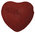 Jaspis rot Herz klein gebohrt 3 ca. 2,5 cm breit x 2,3 cm hoch x 1,3 cm dick (10,7 gr.)