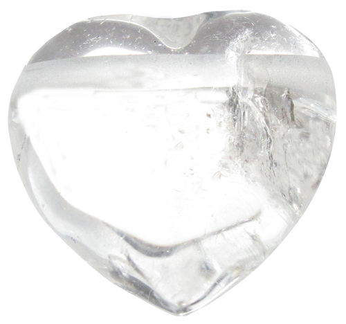 Bergkristall Herz groß gebohrt 4 ca. 2,9 cm breit x 2,9 cm hoch x 1,3 cm dick (15,2 gr.)