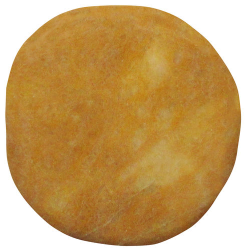 Jaspis gelb TS 12 ca. 4,2 cm breit x 4,4 cm hoch x 0,7 cm dick (26,8 gr.)