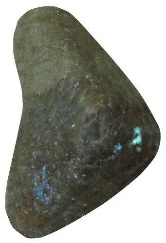 Labradorit TS 3 ca. 2,1 cm breit x 3,3 cm hoch x 1,5 cm dick (13,5 gr.)