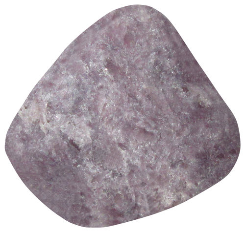 Lepidolith gebohrt TS 1 ca. 2,5 cm breit x 2,5 cm hoch x 1,0 cm dick (7,7 gr.)
