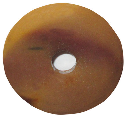 Mookait Donut 2 ca. 4,0 cm ø x 0,7 cm dick x 0,6 cm Loch-ø (15,4 gr.)