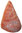 Moosachat rosa TS 1 ca. 2,0 cm breit x 2,9 cm hoch x 0,8 cm dick (4,9 gr.)
