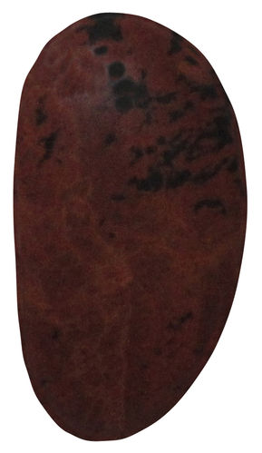 Mahagoniobsidian TS 2 ca. 1,9 cm breit  x 3,6 cm hoch x 0,8 cm dick (7,9 gr.)