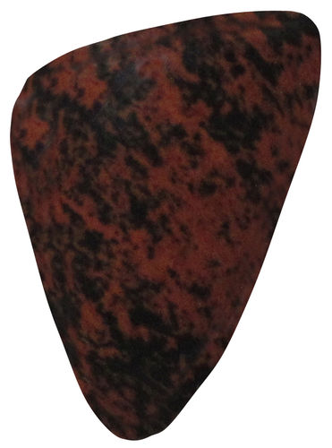 Mahagoniobsidian TS 5 ca. 2,4 cm breit  x 3,6 cm hoch x 1,7 cm dick (18,0 gr.)